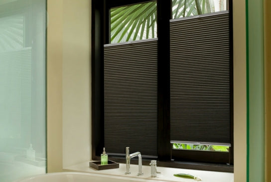 Black store honeycomb blinds